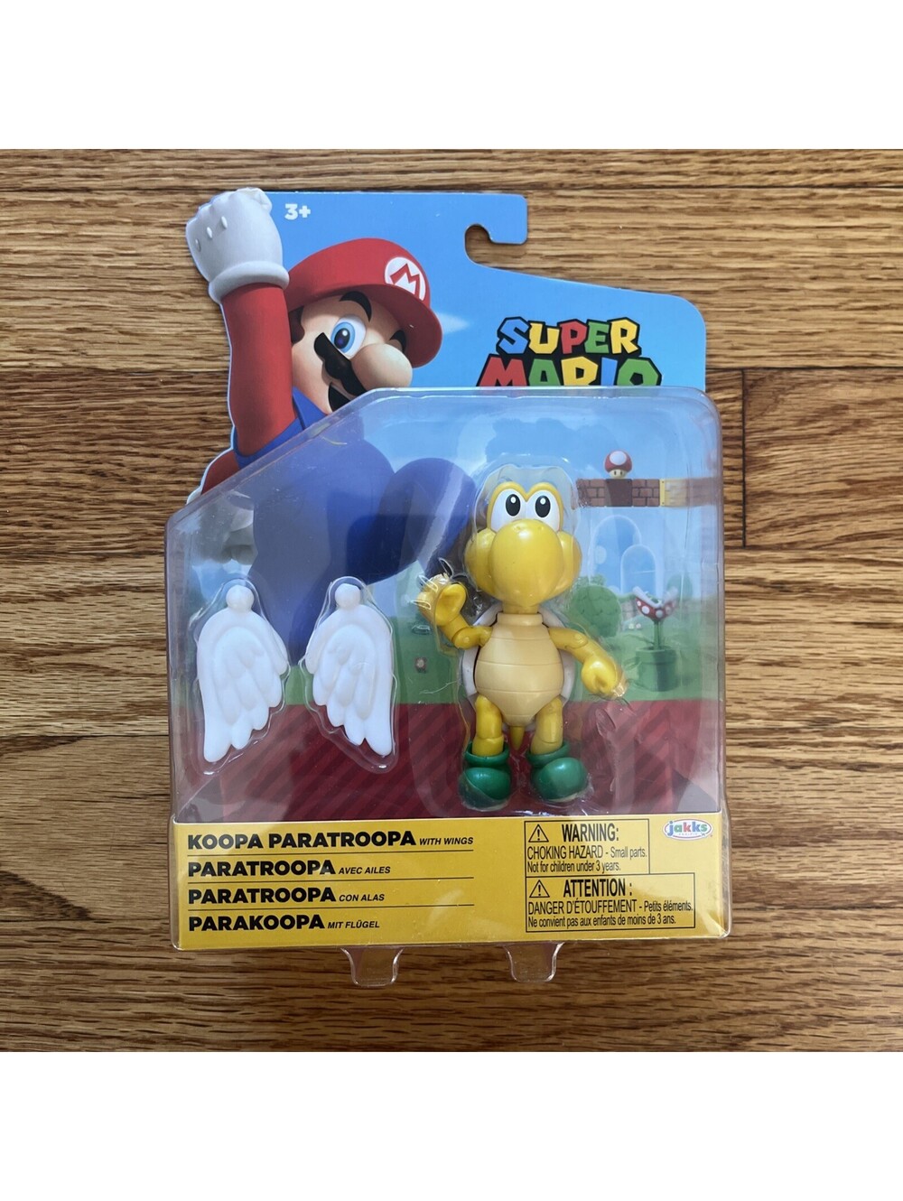 NEW Jakks 40731 World of Nintendo Mario 4" KOOPA PARATROOPA W/WINGS Mini-Figure